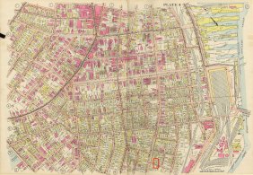 21 Orange Street on the 1914 Richards Atlas. Portland Public Library Digital Commons